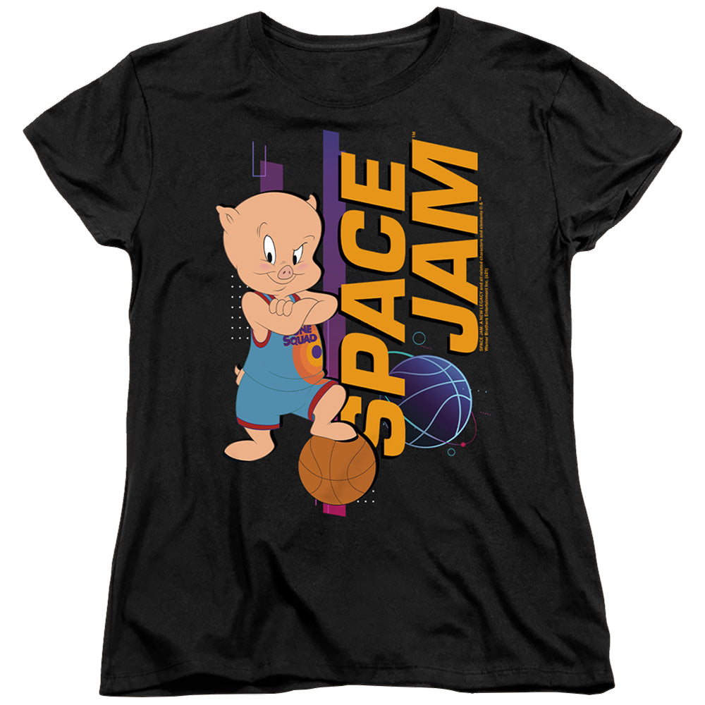 Space Jam - A New Legacy Porky Standing - Women's T-Shirt Women's T-Shirt Space Jam - A New Legacy   