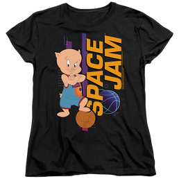 Space Jam - A New Legacy Porky Standing - Women's T-Shirt Women's T-Shirt Space Jam - A New Legacy   