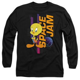 Space Jam - A New Legacy Tweety Standing - Men's Long Sleeve T-Shirt Men's Long Sleeve T-Shirt Space Jam - A New Legacy   