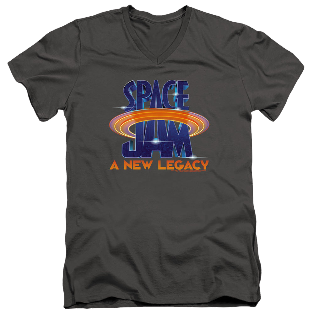 Space Jam - A New Legacy Space Jam 2 Logo - Men's V-Neck T-Shirt Men's V-Neck T-Shirt Space Jam - A New Legacy   