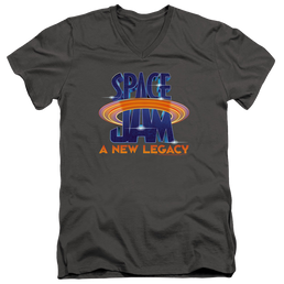 Space Jam - A New Legacy Space Jam 2 Logo - Men's V-Neck T-Shirt Men's V-Neck T-Shirt Space Jam - A New Legacy   