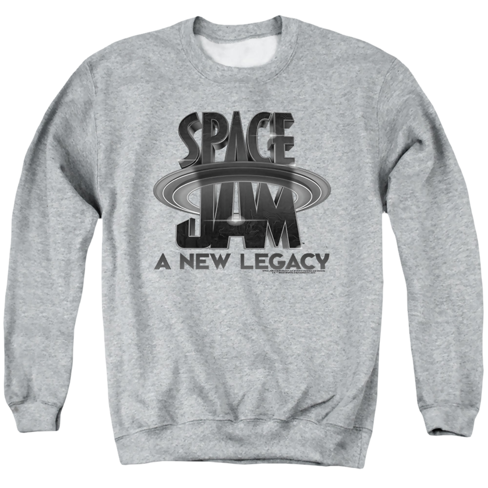 Space Jam - A New Legacy Space Jam 2 Logo Black - Men's Crewneck Sweatshirt Men's Crewneck Sweatshirt Space Jam - A New Legacy   