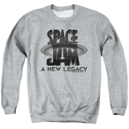 Space Jam - A New Legacy Space Jam 2 Logo Black - Men's Crewneck Sweatshirt Men's Crewneck Sweatshirt Space Jam - A New Legacy   