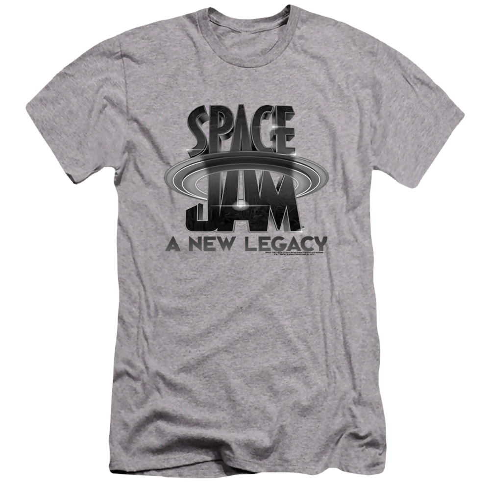 Space Jam - A New Legacy Space Jam 2 Logo Black - Men's Premium Slim Fit T-Shirt Men's Premium Slim Fit T-Shirt Space Jam - A New Legacy   