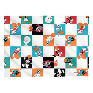 Space Jam - A New Legacy Character Tiles pillow case