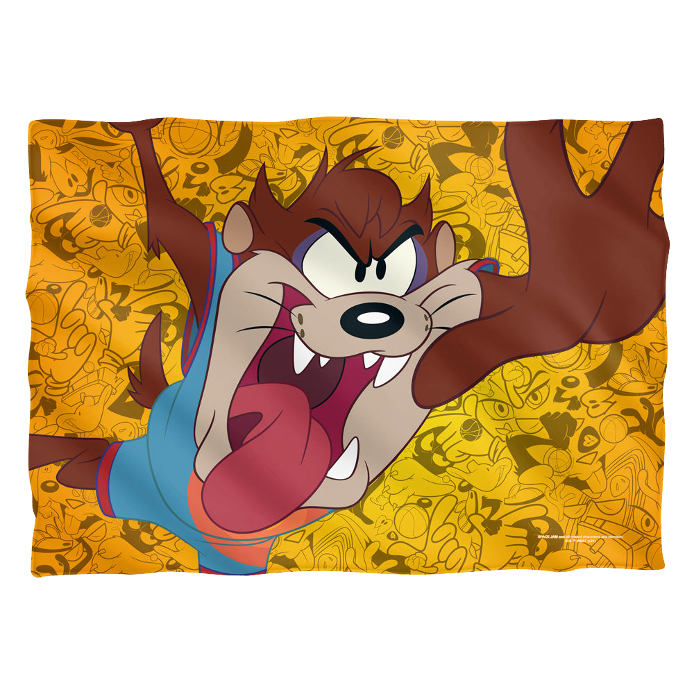 Space Jam - A New Legacy Taz Jumping - Pillow Case Pillow Cases Space Jam - A New Legacy   