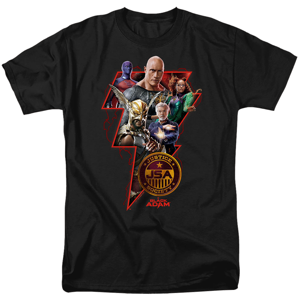 Black Adam Black Adam Character Bolt - Men's Regular Fit T-Shirt Men's Regular Fit T-Shirt Black Adam   