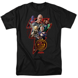 Black Adam Black Adam Character Bolt - Men's Regular Fit T-Shirt Men's Regular Fit T-Shirt Black Adam   