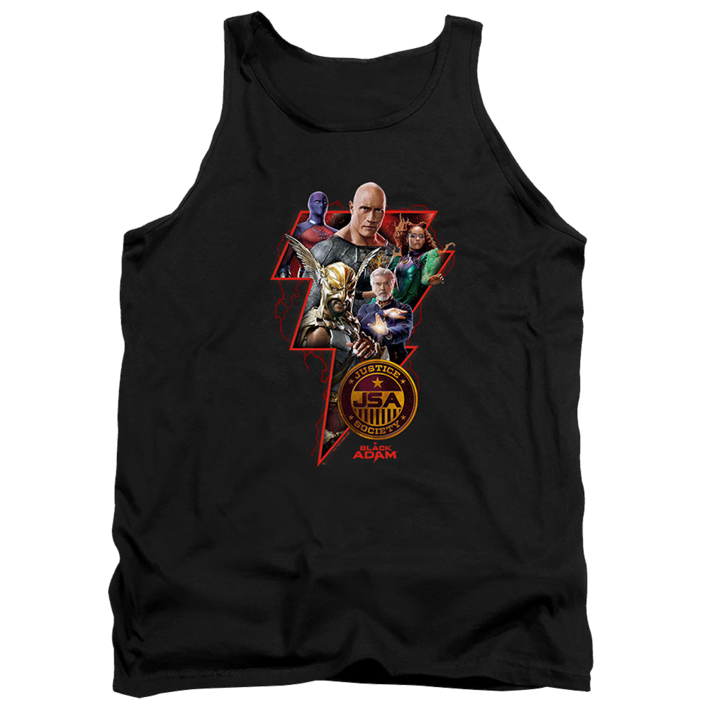 Black Adam Black Adam Character Bolt - Men's Tank Top Men's Tank Black Adam   