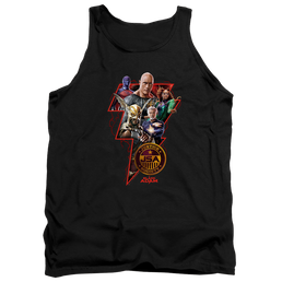 Black Adam Black Adam Character Bolt - Men's Tank Top Men's Tank Black Adam   