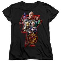 Black Adam Black Adam Character Bolt - Women's T-Shirt Women's T-Shirt Black Adam   