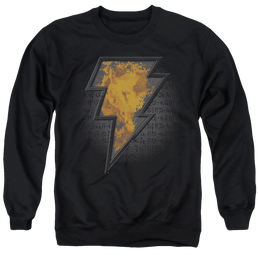 Black Adam Black Adam Beveled Emblem - Men's Crewneck Sweatshirt Men's Crewneck Sweatshirt Black Adam   