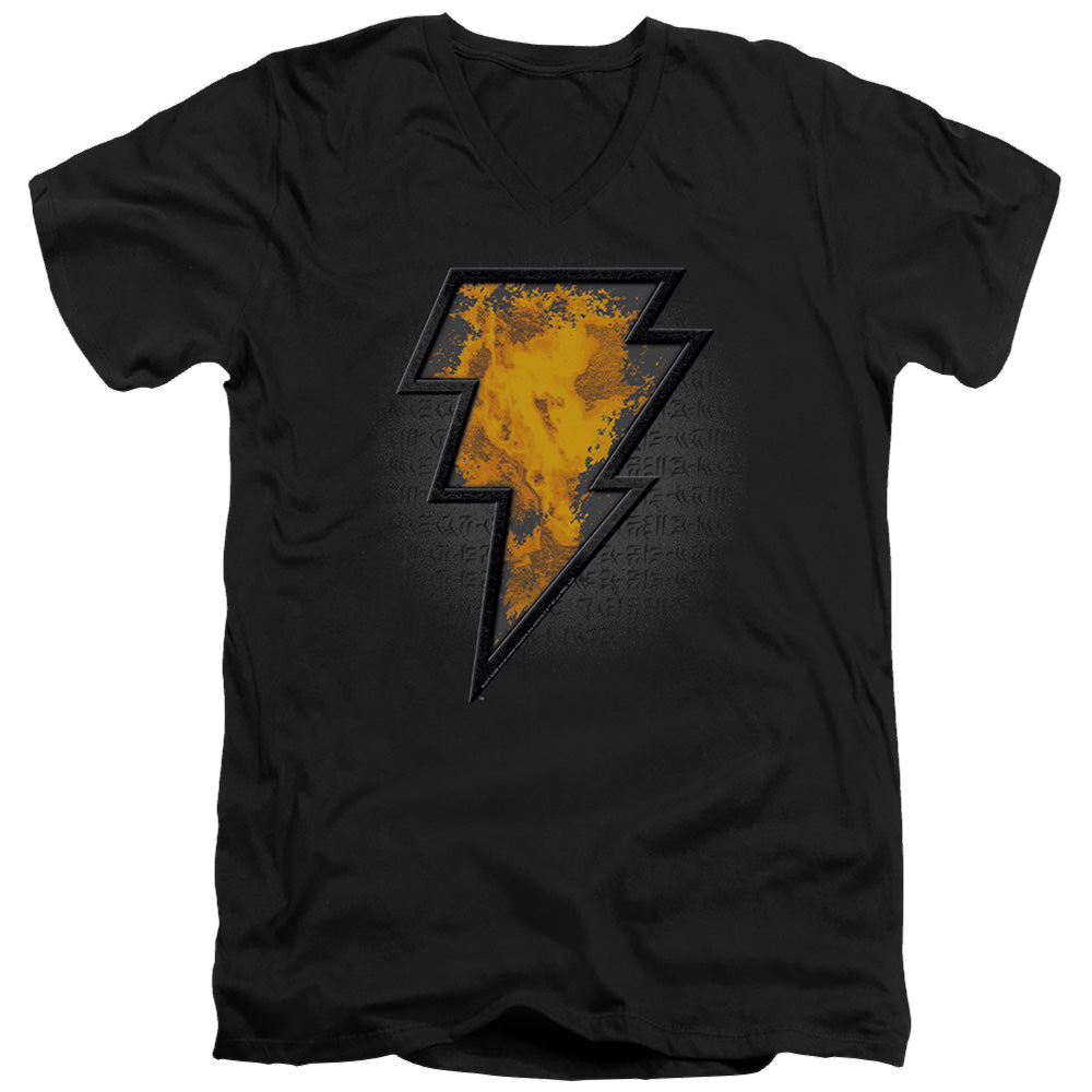 Black Adam Black Adam Beveled Emblem - Men's V-Neck T-Shirt Men's V-Neck T-Shirt Black Adam   