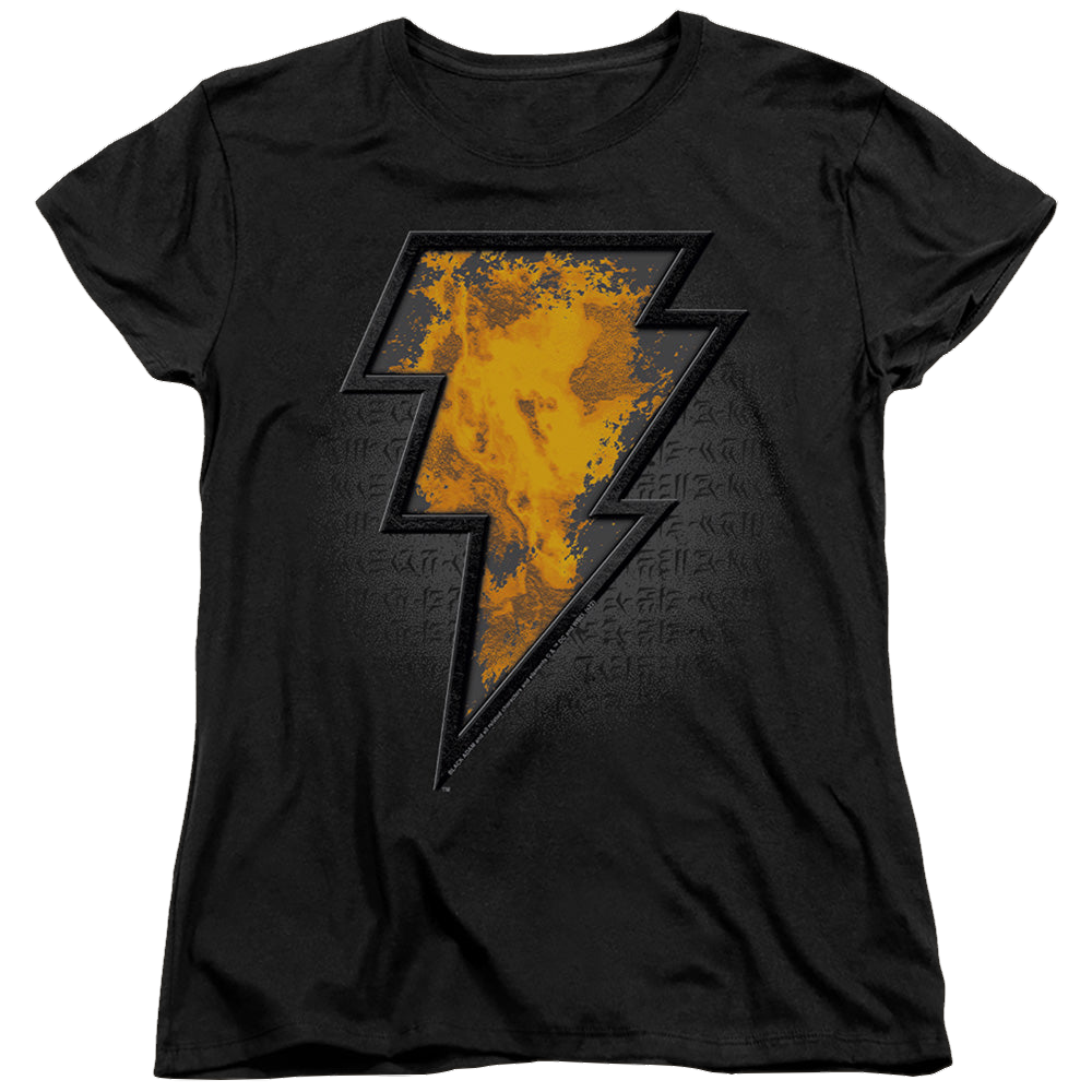 Black Adam Black Adam Beveled Emblem - Women's T-Shirt Women's T-Shirt Black Adam   