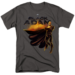 Black Adam Black Adam Logo With Character - Men's Regular Fit T-Shirt Men's Regular Fit T-Shirt Black Adam   
