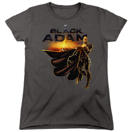 Black Adam Black Adam Logo With Character - Women's T-Shirt Women's T-Shirt Black Adam   