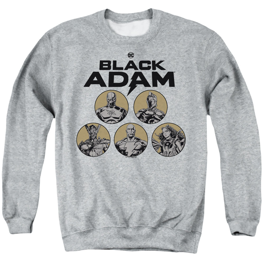 Black Adam Black Adam Contrast Group - Men's Crewneck Sweatshirt Men's Crewneck Sweatshirt Black Adam   