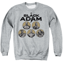 Black Adam Black Adam Contrast Group - Men's Crewneck Sweatshirt Men's Crewneck Sweatshirt Black Adam   
