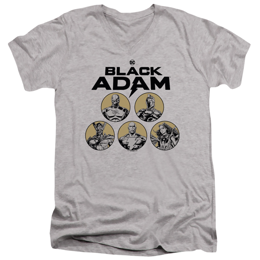 Black Adam Black Adam Contrast Group - Men's V-Neck T-Shirt Men's V-Neck T-Shirt Black Adam   