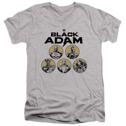 Black Adam Black Adam Contrast Group - Men's V-Neck T-Shirt Men's V-Neck T-Shirt Black Adam   