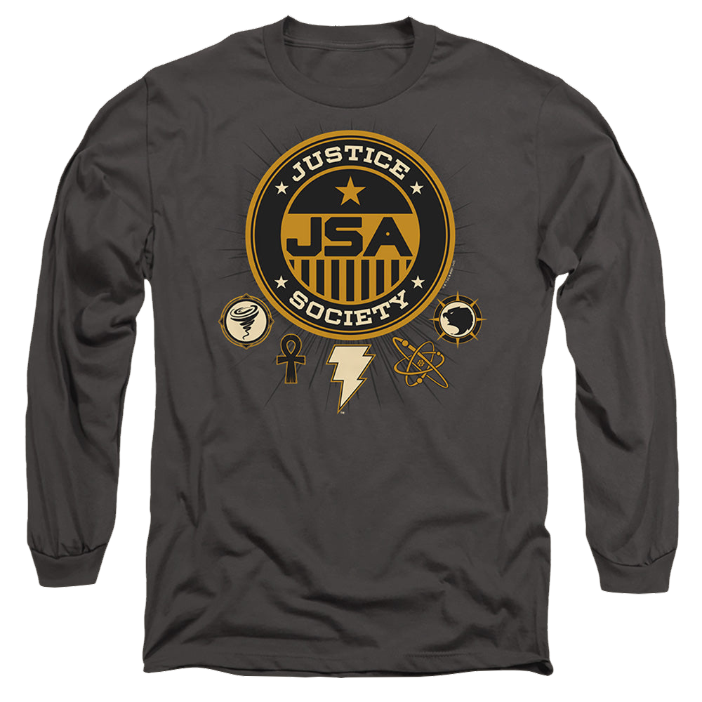 Black Adam Black Adam Justice Society - Men's Long Sleeve T-Shirt Men's Long Sleeve T-Shirt Black Adam   