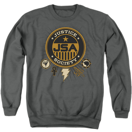 Black Adam Black Adam Justice Society - Men's Crewneck Sweatshirt Men's Crewneck Sweatshirt Black Adam   
