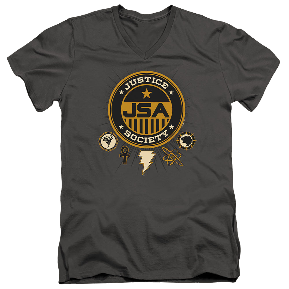 Black Adam Black Adam Justice Society - Men's V-Neck T-Shirt Men's V-Neck T-Shirt Black Adam   
