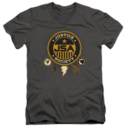 Black Adam Black Adam Justice Society - Men's V-Neck T-Shirt Men's V-Neck T-Shirt Black Adam   
