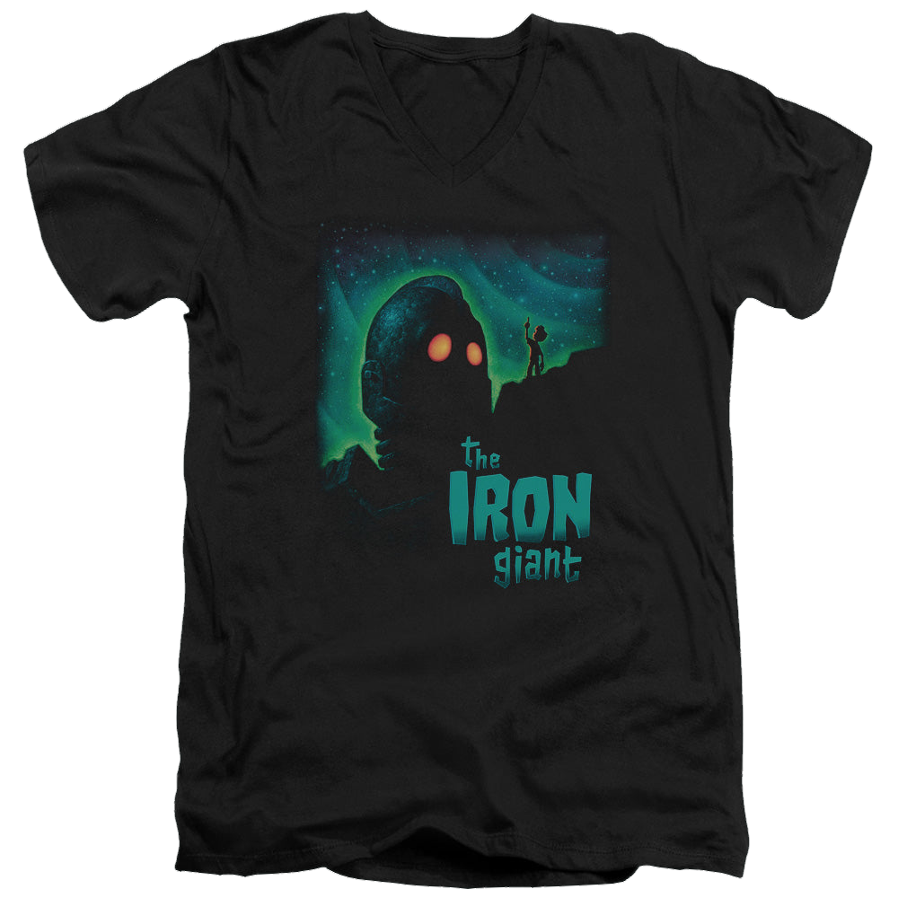 Iron Giant, The Look To The Stars - Men's V-Neck T-Shirt Men's V-Neck T-Shirt The Iron Giant   