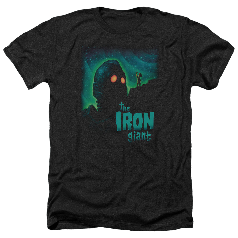 Iron Giant, The Look To The Stars - Men's Heather T-Shirt Men's Heather T-Shirt The Iron Giant   