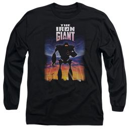 Iron Giant, The Poster - Men's Long Sleeve T-Shirt Men's Long Sleeve T-Shirt The Iron Giant   