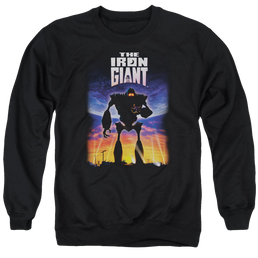 Iron Giant, The Poster - Men's Crewneck Sweatshirt Men's Crewneck Sweatshirt The Iron Giant   