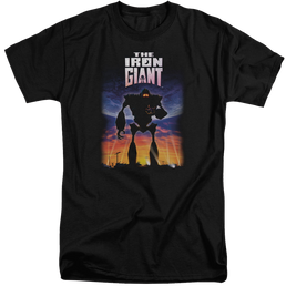Iron Giant, The Poster - Men's Tall Fit T-Shirt Men's Tall Fit T-Shirt The Iron Giant   
