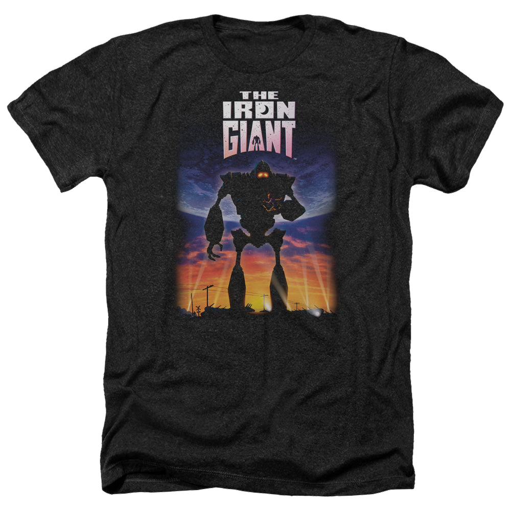 Iron Giant, The Poster - Men's Heather T-Shirt Men's Heather T-Shirt The Iron Giant   