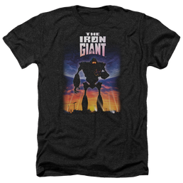 Iron Giant, The Poster - Men's Heather T-Shirt Men's Heather T-Shirt The Iron Giant   