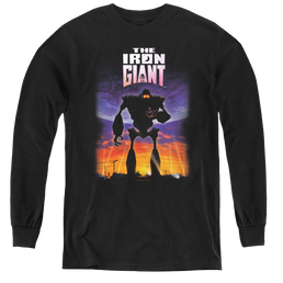 Iron Giant, The Poster - Youth Long Sleeve T-Shirt Youth Long Sleeve T-Shirt The Iron Giant   