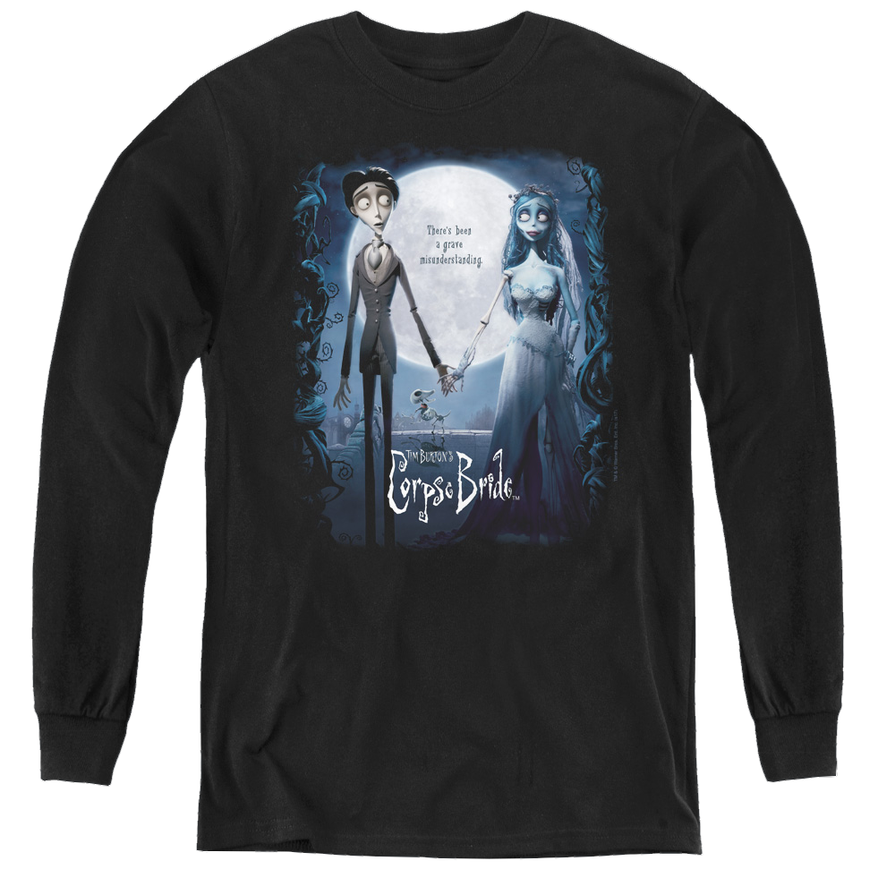 Corpse Bride Poster - Youth Long Sleeve T-Shirt Youth Long Sleeve T-Shirt Corpse Bride   