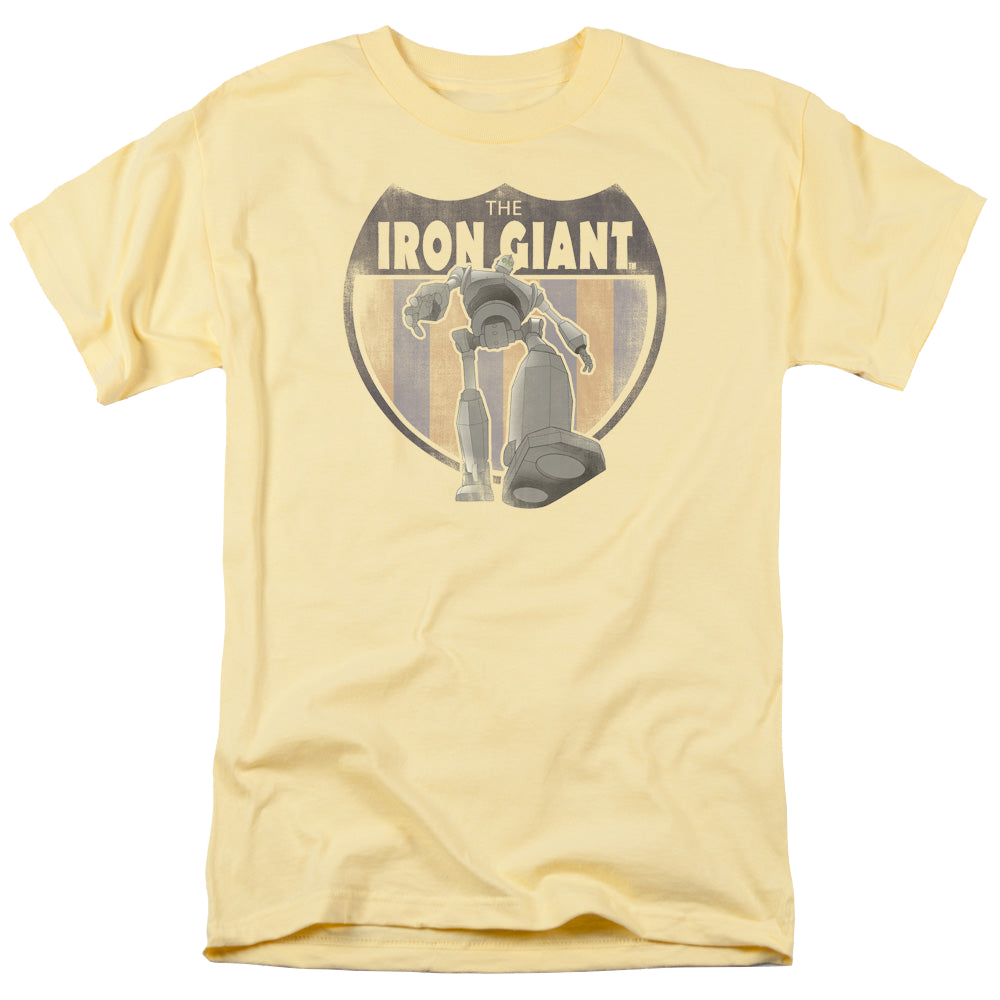 Iron Giant, The Patch - Men's Regular Fit T-Shirt Men's Regular Fit T-Shirt The Iron Giant   