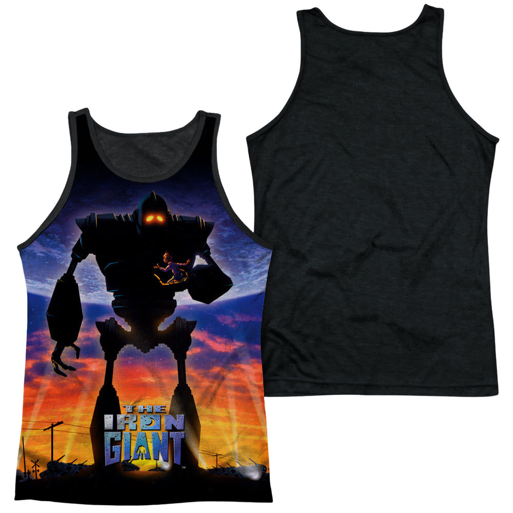 Iron Giant, The Giant Poster - Men's Black Back Tank Top Men's Black Back Tank The Iron Giant   