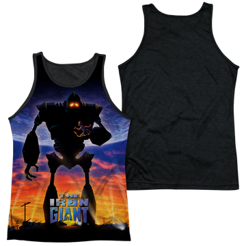 The Iron Giant Giant Poster men's black back tank