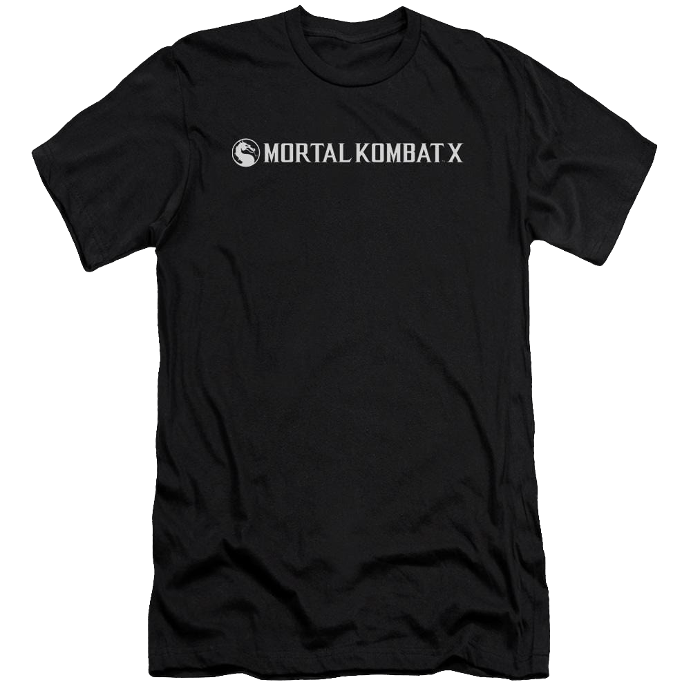 Mortal Kombat Horizontal Logo Men's Premium Slim Fit T-Shirt Men's Premium Slim Fit T-Shirt Mortal Kombat   