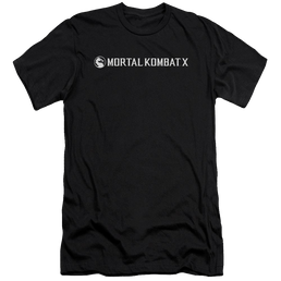 Mortal Kombat Horizontal Logo Men's Premium Slim Fit T-Shirt Men's Premium Slim Fit T-Shirt Mortal Kombat   