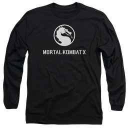 Mortal Kombat Dragon Logo Men's Long Sleeve T-Shirt Men's Long Sleeve T-Shirt Mortal Kombat   