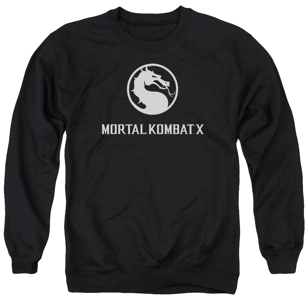 Mortal Kombat Dragon Logo Men's Crewneck Sweatshirt Men's Crewneck Sweatshirt Mortal Kombat   