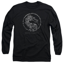 Mortal Kombat Stone Seal Men's Long Sleeve T-Shirt Men's Long Sleeve T-Shirt Mortal Kombat   