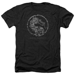 Mortal Kombat Stone Seal Men's Heather T-Shirt Men's Heather T-Shirt Mortal Kombat   