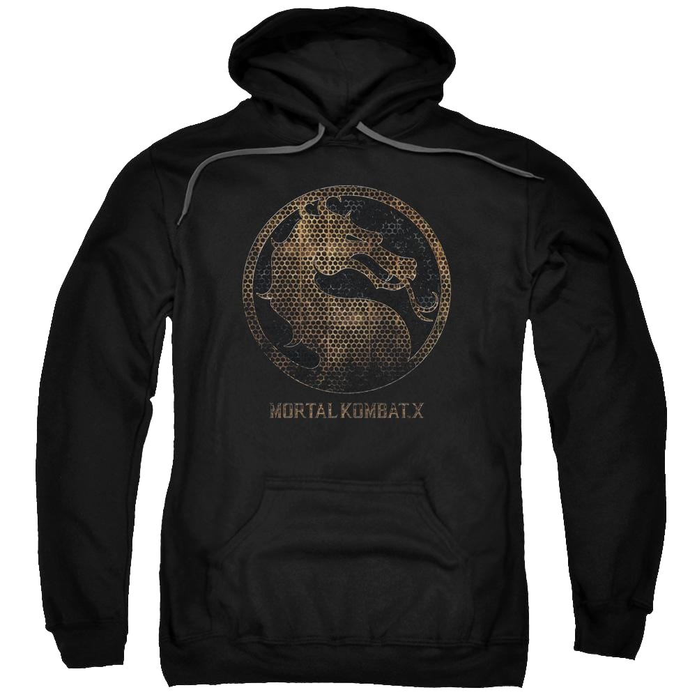 Mortal Kombat Metal Seal Pullover Hoodie Pullover Hoodie Mortal Kombat   
