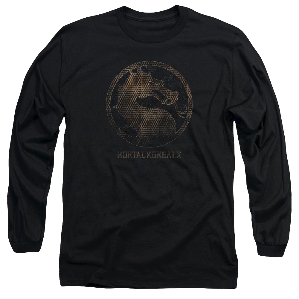 Mortal Kombat Metal Seal Men's Long Sleeve T-Shirt Men's Long Sleeve T-Shirt Mortal Kombat   