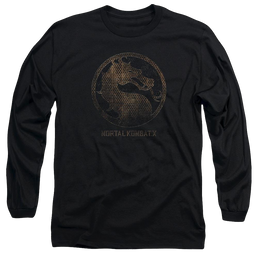 Mortal Kombat Metal Seal Men's Long Sleeve T-Shirt Men's Long Sleeve T-Shirt Mortal Kombat   