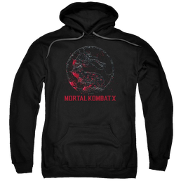 Mortal Kombat Bloody Seal Pullover Hoodie Pullover Hoodie Mortal Kombat   